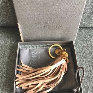 Alexander McQueen Skull Tassel Keychain